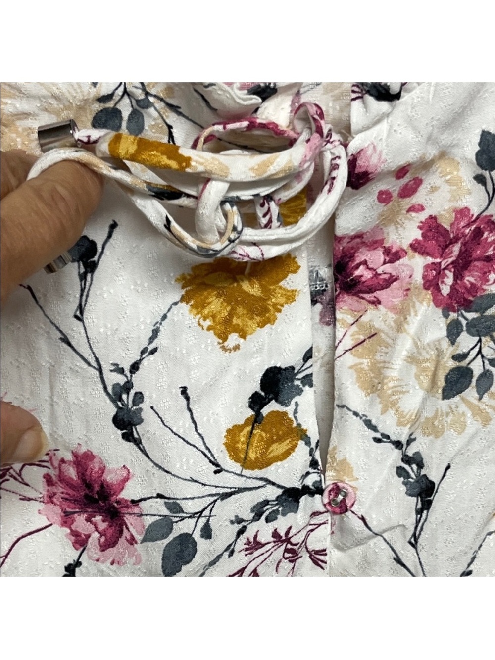 2 Piece Bundle Buffalo David Bitton Floral Boho Blouse Express S 6 - Picture 4 of 7